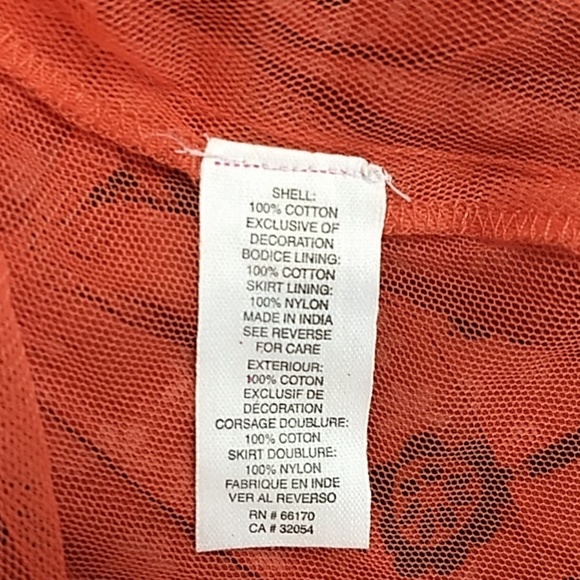 Free People Burnt Orange Butterfly Sundress - Picture 7 of 8